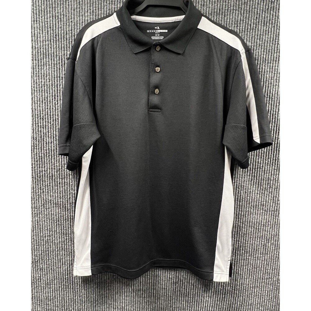 Grand Slam Golf Shirt Mens Medium Black‎ Polo Short Sleeve Pullover Athletic